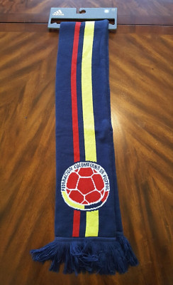 Colombia National Soccer Team Scarf Blue/Yellow/Red NWT