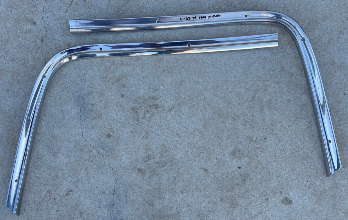 FORD THUNDERBIRD REAR INTERIOR WINDSHIELD MOULDING CHROME TRIM