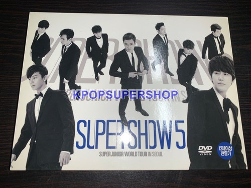 Super Junior Super Show 5 World Tour en Seúl DVD excelente estado raro fuera de imprenta - Imagen 1 de 11