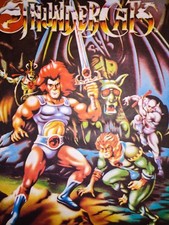 LAST1 vTg 80s LJN THUNDERCATS Rankin Bass LION-O UNUSED t-shirt iron-on transfer