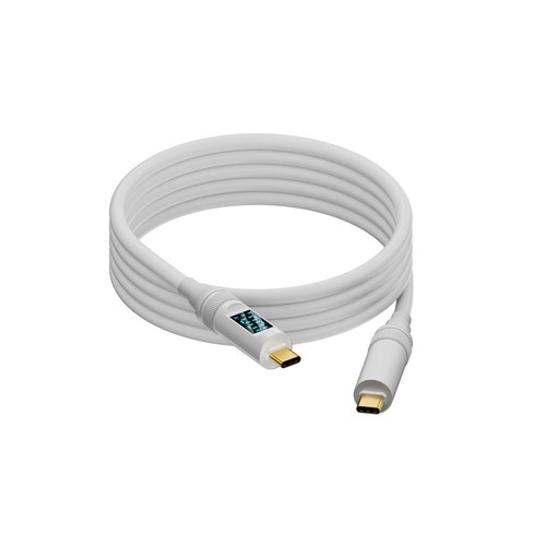 Digital display Type C TO USB C Charging charger Cable 100W 20V 5A 8K 20Gbps - Picture 13 of 27
