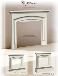 Capistrano Cast Stone Fireplace Mantel Mantle Surround Ebay
