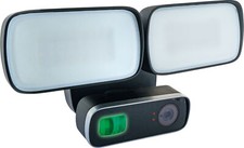 LED Flutlicht Kamera mit Alarmsirene, Bewegungssteuerung & Gegensprechanlage