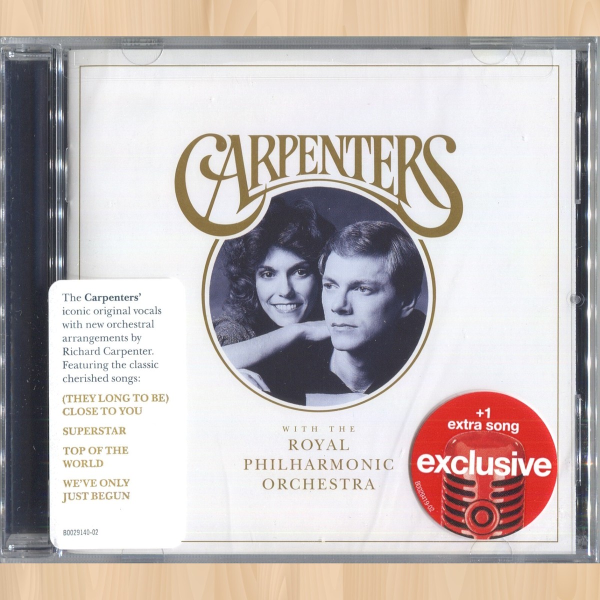 2018 Carpenters With Royal Philharmonic Orchestra CD Nr MINT Bonus
