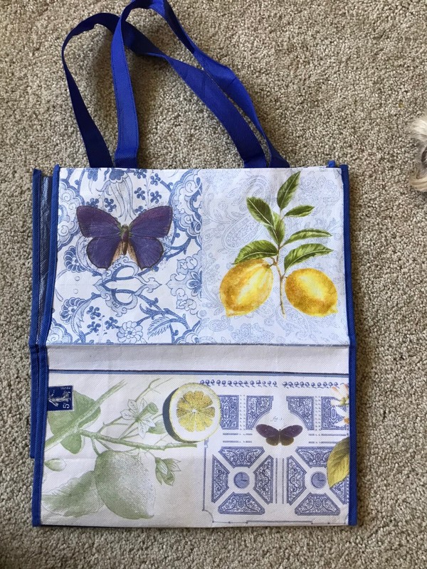 NEW Print Shopper Beach Gym  Tote Bag ~ 14.5" x 12.5" x 5.5" ~ Print