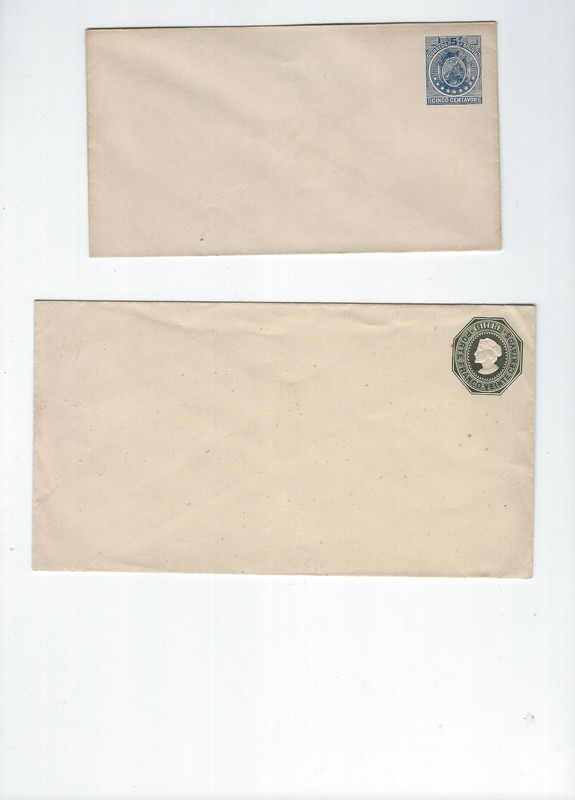 SOUTH AMERICA-CLASSIC OLDER-STATIONARY-7 CARDS--BETTER-STAND ALONE ITEMS-M-F-VF