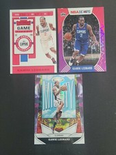 Kawhi Leonard LOT Contenders Ticket Red 55 Purple Explosion 117 The Mighty 25