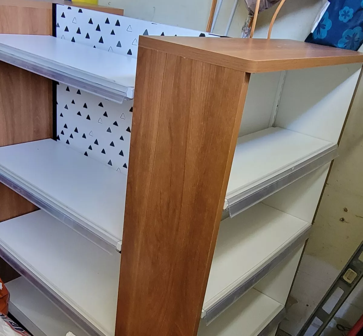 Wooden shelves on wheels deals