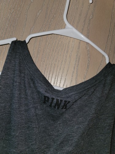Pink By Victoria's Secret You Cant Sweat With Us Active Muscle Tank Size Medium - Picture 6 of 6