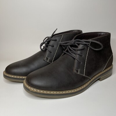 Arizona Jeans Dutton Gray Chukka Boots Arizona Jean Company Mens Size 7 Dutton Chukka Boots, Dark  main image 4