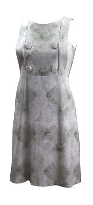 Chloé — CHLOE Sleeveless Dress Grey Green Silver 40 4 6