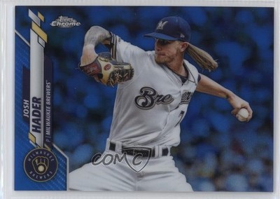 2020 Topps Chrome Blue Refractor 41/150 Josh Hader #40 0q3