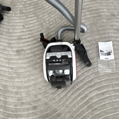 Miele CX1 Boost Canister Vacuum White/Black/Red Bagless Corded w/ Tools
