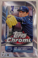 2025 Topps Chrome Baseball Hobby Box - New, Factory Sealed - Ohtani? Yamamoto?