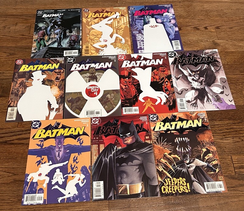 Batman lot(10) #619-628 : DC comics, in Very Good-Fine condition