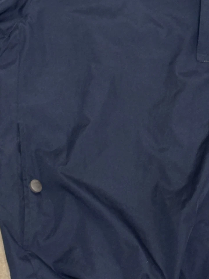 Quebra-vento vintage anos 90 Top Flite masculino tamanho pequeno golfe manga curta azul bronzeado - Imagem 2 de 4