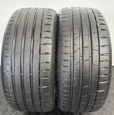 2X 255/45/R19 104V XL CONTINENTAL SPORT CONTACT 7 (TO) TESLA *6MM* CONTISILENT