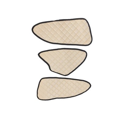 Beige Türverkleidung+Armaturenbrett Matten Eco Leder Bezüge für Actros L/F MP5