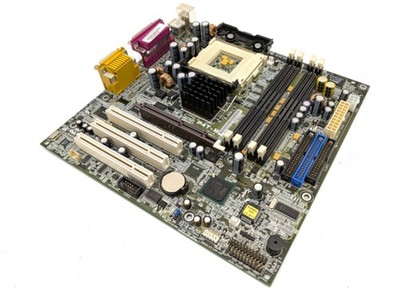 Untested Asus P4T-M Rev 1.05 Motherboard 423 Pin Socket RDRAM