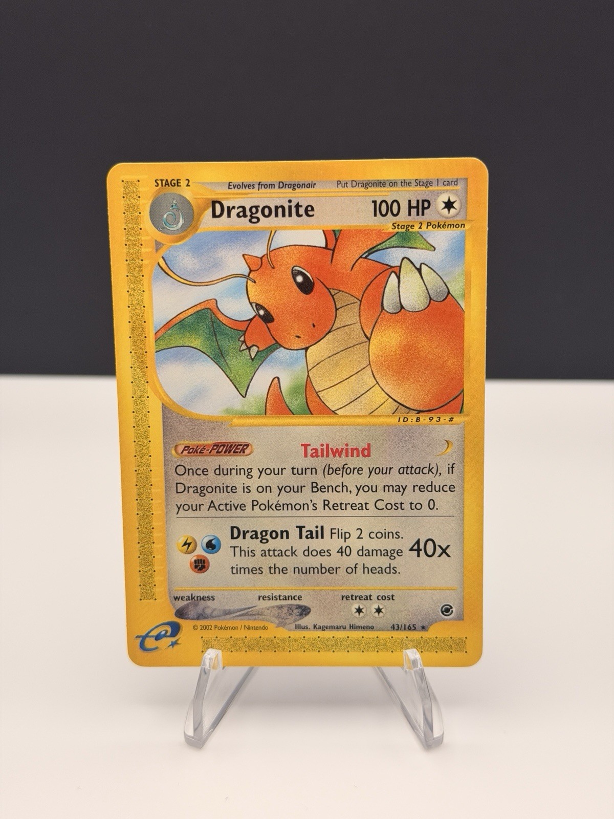 Dragonite 43/165 Expedition Base Set Rare NM Pokemon Card