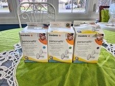 Medela PersonalFit Breast Shields, 27mm, Clear, 87274, Pack of 3