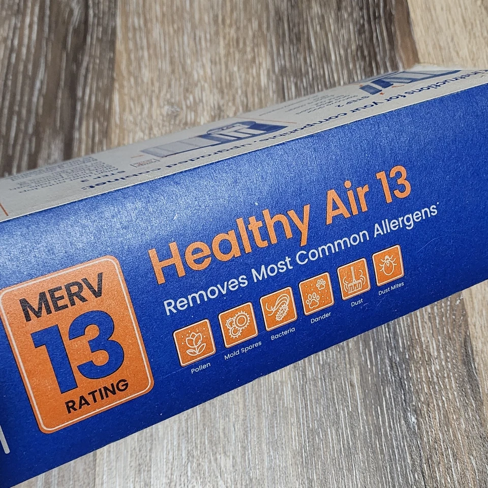 Filtro de aire Aprilaire 813 MERV 13 aire saludable 13 alergia HVAC 20x25x4 caja abierta Foto 3 de 4