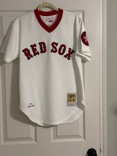 Carlton Fisk Red Sox 1975 Jersey by Mitchell & Ness Size 40