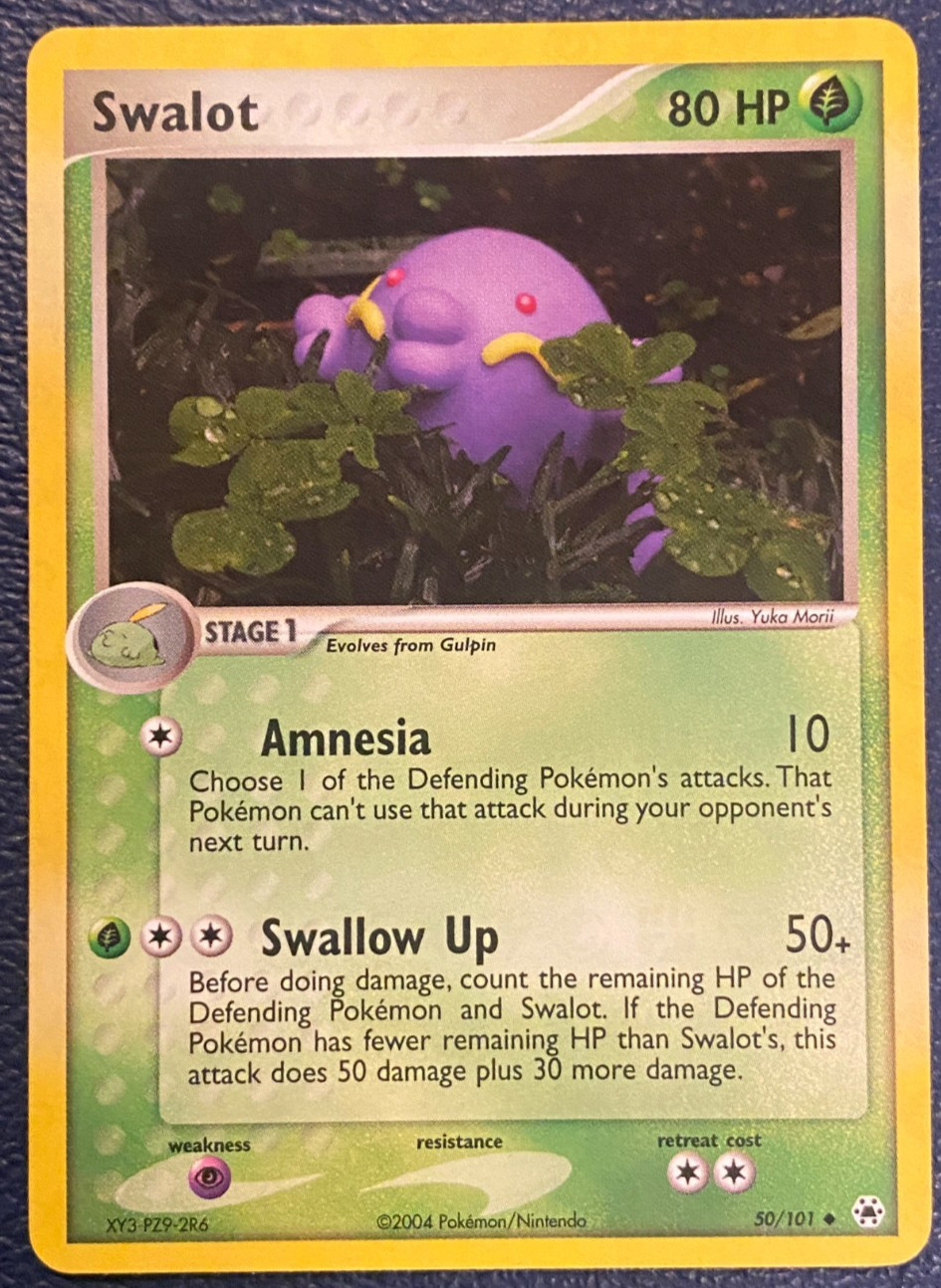 Swalot 50/101 - EX Hidden Legends (2004) Vintage Reverse Holo - NM