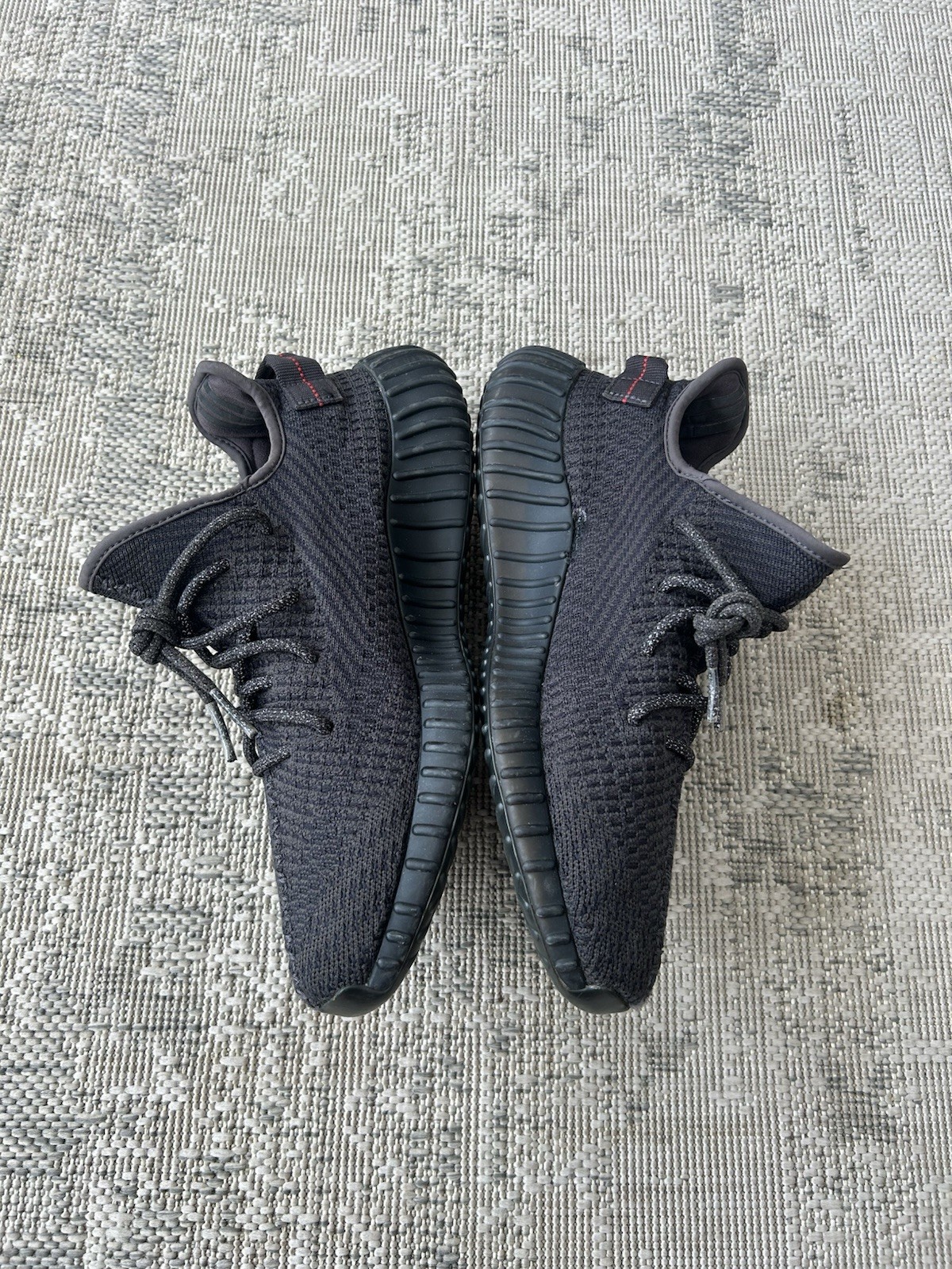 Size 10.5 - adidas Yeezy Boost 350 V2 Low Black Non-Reflective thumbnail 3