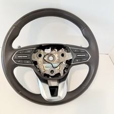 2021 HYUNDAI PALISADE OEM STEERING WHEEL BLACK LEATHER W/ HEATED