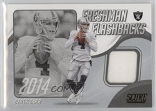 2021 Score Freshman Flashbacks Derek Carr #FF7 0q3