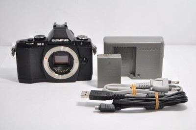Olympus OM-D E-M5 Micro Four Thirds Digitalkamera 5-Achsen IS schwarz von JPN