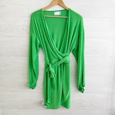 NWT ASOS Design - Green stretch faux wrap dress sash tie, sz 6 US
