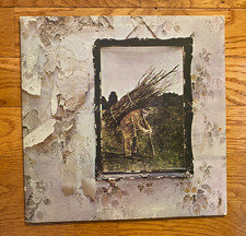 Led Zeppelin - IV LP 4 Atlantic SD 7208 1971 Pressing Piros/Peckham