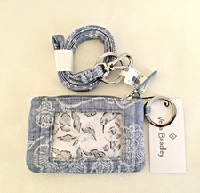 Vera Bradley  "Park Lace"  Zip ID Case  Lanyard  NWT