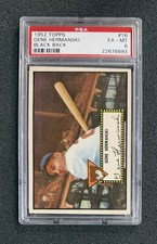 1952 Topps - #16 Gene Hermanski (Black) - PSA 6