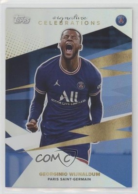 2021 Paris Saint-Germain Team Set Rainbow Foil /250 Georginio Wijnaldum #35 0q60