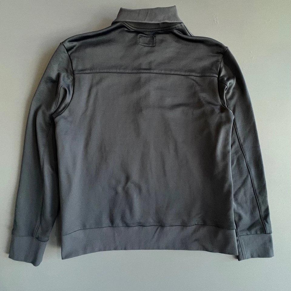 Мужской пуловер Club Monaco на четверть молнии | средний размер | темно-синий минималистский - Изображение 3 из 4