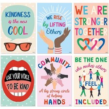 S O Kindness Posters for Classroom Decorations 6 Pack, 15 x 22  Large Poster ...