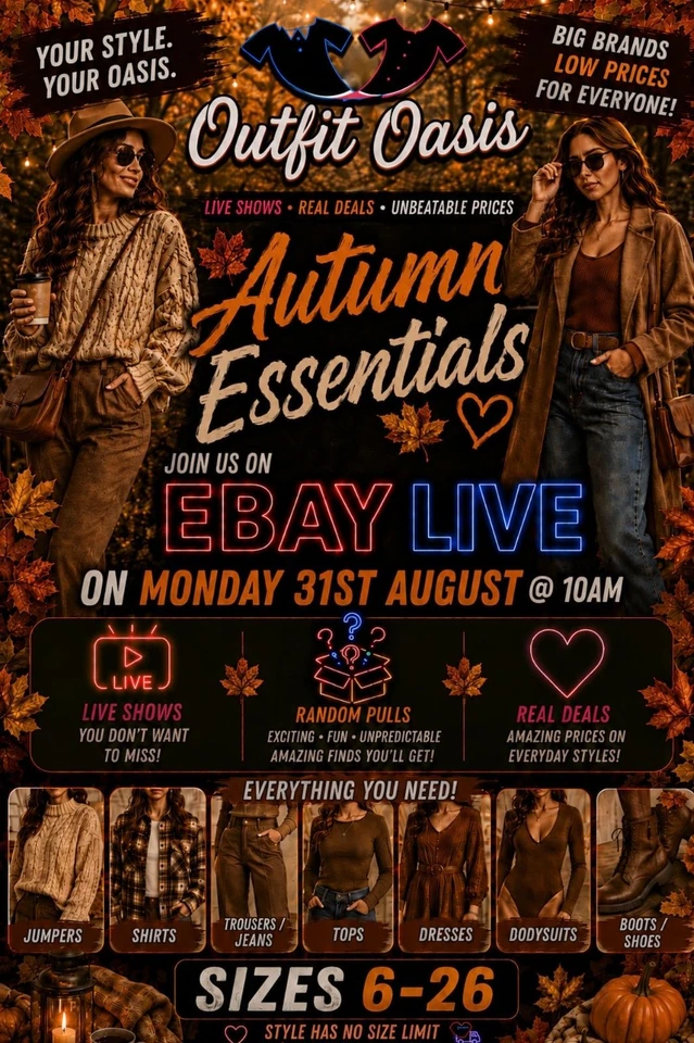 Autumn Essentials New With & Without Tags