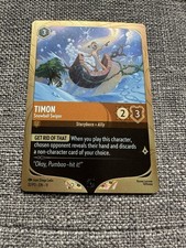 Timon - Snowball Swiper Lorcana Winterspell Promo Card Foil 32/P3 Amber