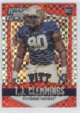 2015 Panini Prizm Collegiate Draft Picks Red Power Prizm TJ Clemmings #238 h3a