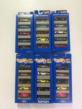 Hot Wheels 5 Car Gift Pack LOT OF 6 BOXES