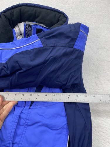 VTG Spyder Kids Jacket Size 20 Retro 90s Ski Jacket Coat Light Blue - Picture 7 of 11