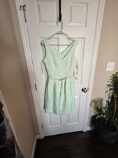 Calvin Klein Dress Brocade Size 10cd5e1655 Mint White Never Worn