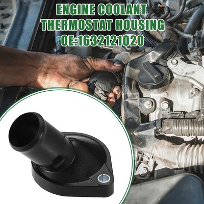 Motor Kühlmittel Thermostat Gehäuse für Toyota Yaris Kunststoff Schwarz