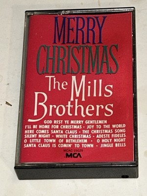 Merry Christmas The Mills Brothers (Cassette, 1987) 1M