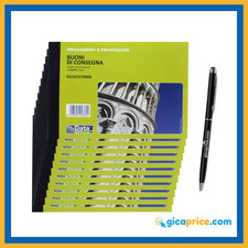 40 Blocchi Buoni di Consegna 50 Pagine Duplice Copie 11,5 x 16,5 cm + Penna Omag