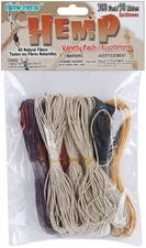 Pepperell Hemp Cord Variety Pack 300'-Earth Tones