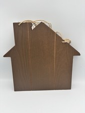Lot Of 6 Rustic Wooden House Sign Blanks DIY Wood Plaque Farmhouse Wood Decor